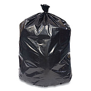 Coastwide Professional Linear Low-Density Can Liners, 56 gal, 0.95 mil, 43" x 48", Black, 100/Carton (814878)