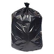 Coastwide Professional Reprocessed Resin Can Liners, 60 gal, 1.8 mil, 38" x 58", Black, 100/Carton (814888)