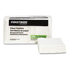 Coastwide Professional 887844 Eco-ID Recycled Luncheon Napkins