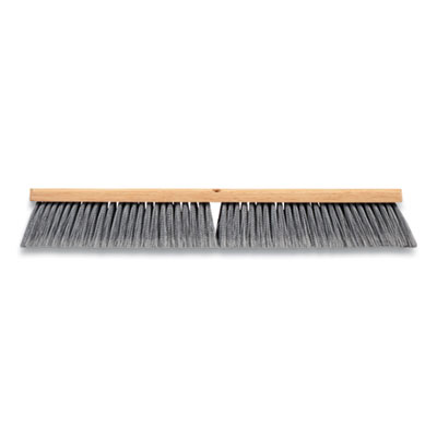 Coastwide Professional Polypropylene Push Broom Head, Gray Bristles, 24" Brush (24420778)