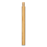 Coastwide Professional Push Broom Handle with Wood Thread, Wood, 60" Handle, Natural (24420792)