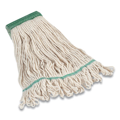 Coastwide Professional Looped-End Wet Mop Head, Cotton, Medium, 5" Headband, White (24421268)