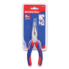Workpro 6" BENT NOSE PLIERS, CARBON STEEL (24394559)