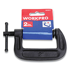 Workpro STEEL C-CLAMP, 2" CAPACITY, BLACK (24394567)