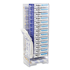 HOSPECO NECESSITIES MENSTRUAL CARE COURTESY DISPENSER/HOLDER STARTER KIT, 6 X 4.25 X 16, CLEAR (2848561)
