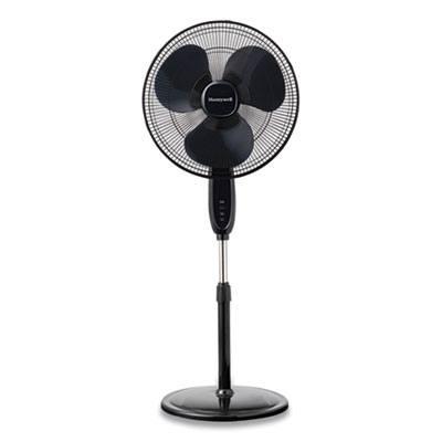 Honeywell COMFORT CONTROL STAND FAN, 16", 3 SPEEDS, BLACK (24359321)