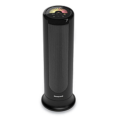 Honeywell COMFORTTEMP 4 CERAMIC TOWER HEATER, 1,500 W, 9.65 X 9.65 X 23.4, BLACK (24392098)