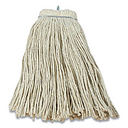 Impact LAYFLAT REGULAR SCREW-TYPE MOP HEAD, COTTON, 24 OZ, 1" HEADBAND, WHITE (749554)