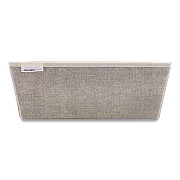 Macbeth Collection Storage Tote, Small, 10.5" x 14.5" x 5", Tan (25429FEJST)