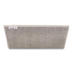 Macbeth Collection Storage Tote, Small, 10.5" x 14.5" x 5", Tan (25429FEJST)