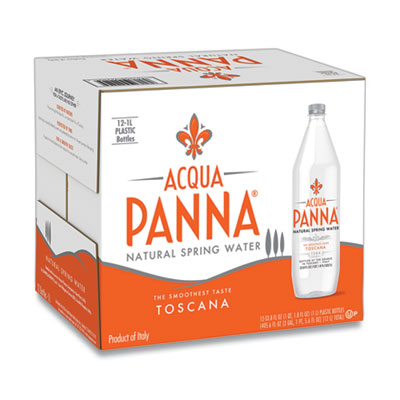 Acqua Panna NATURAL SPRING WATER, 33.8 OZ BOTTLE, 12/PACK (24396902)