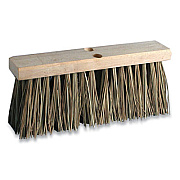 O'Dell PALMYRA STREET BROOM HEAD, 16" BRUSH, 3.25" BRISTLES, BROWN (727506)