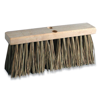 O'Dell Palmyra Street Broom Head, 3.25" Brown Bristles, 16" Brush (SB10006)