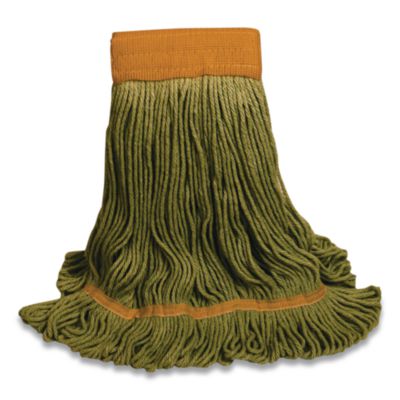O'Dell 1200 SERIES MOP HEAD, PET, LARGE, 5" HEADBAND, GREEN (727908)