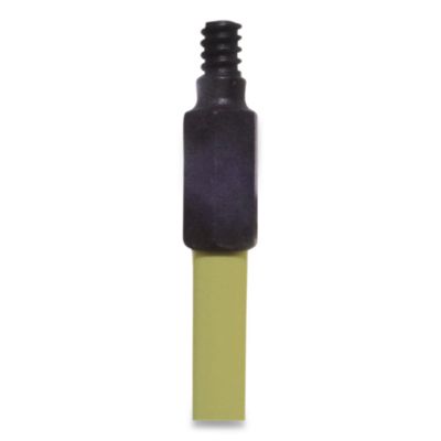 O'Dell BROOM HANDLE WITH NYLON THREAD, FIBERGLASS, 60" HANDLE, YELLOW (732790)