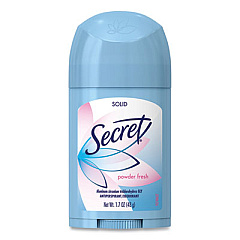 Secret INVISIBLE SOLID ANTI-PERSPIRANT AND DEODORANT, POWDER FRESH, 1.7 OZ STICK (1738627)