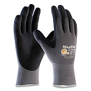 MaxiFlex ENDURANCE SEAMLESS KNIT NYLON GLOVES, X-LARGE, GRAY/BLACK, 12 PAIRS (179931)