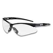 Bouton Anser Optical Safety Glasses, Black Half Frame, Clear Dual Anti-Fog Lens (250AN10111)