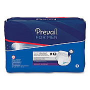 Prevail For Men Overnight Protective Underwear, Small/Medium, 28" to 40" Waist, 72/Carton (PMX512)
