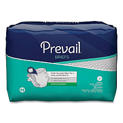 Prevail BRIEFS, MAXIMUM ABSORBENCY, SMALL, 20" TO 31" WAIST, 96/CARTON (2699310)
