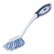 Quickie All-Purpose Scrub Brush, Polypropylene, 9", White/Blue (154MB)