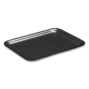 Pactiv SUPERMARKET TRAYS, #8PZ, 10.5 X 8.25 X 1.22, BLACK, 400/CARTON (51P908PZ)