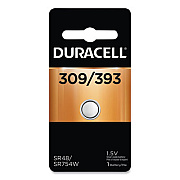 Duracell Button Cell Battery, 309/393, 1.5 V (D309393)