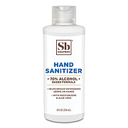 Soapbox Gel Hand Sanitizer, 8 oz Bottle with Dispensing Cap, Unscented, 24/Carton (77141CT)
