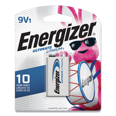 Energizer Ultimate Lithium 9V Batteries (L522BP)