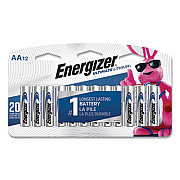 Energizer Ultimate Lithium AA Batteries, 1.5 V, 12/Pack (L91SBP12)