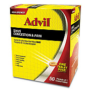 Advil BXAVSCP50 Sinus Congestion & Pain