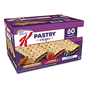 Kellogg's Special K Pastry Crisps, Blueberry; Brown Sugar Cinnamon; Strawberry, 0.88 oz Pouch, 60/Carton (22526)