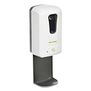 Alpine Automatic Hands-Free Foam Hand Sanitizer/Soap Dispenser with Drip Tray, 1,200 mL, 6 x 4.4 x 18, White (430FT)