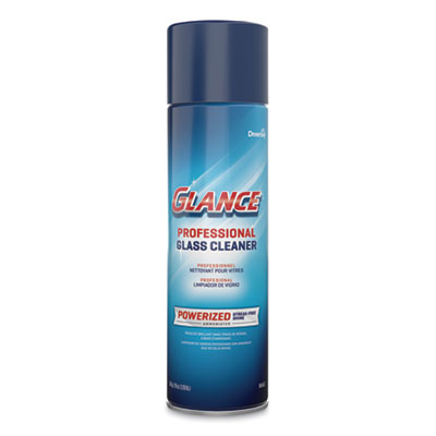 Diversey Glance Powerized Glass and Surface Cleaner, Ammonia Scent, 19 oz Aerosol Spray, 12/Carton (904553)