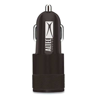 Altec Lansing Dual USB Car Charger, Black (AL9075)