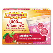 Emergen-C Original Formula, Raspberry, 0.32 oz Packet, 30 Packets/Box (CS130201BX)