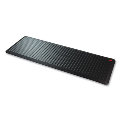 Floortex AFS-TEX 6000X Anti-Fatigue Mat, Rectangular, 23 x 67, Midnight Black (FCA2367XVBK)