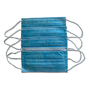 GN1 General Use Kids Face Mask, Fits 6 to 12 Year Old Child, Blue, 50/Box (MS8008BBX)