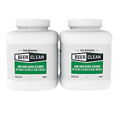 Diversey Beer Clean Glass Cleaner, Unscented, Powder, 4 lb. Container (990241)