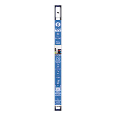 GE 18" T8/T12, 15 W, T8 Tube, Daylight, 6/Carton (37190)