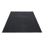 Guardian EcoGuard Indoor/Outdoor Wiper Mat, Rectangular, Charcoal Gray Carpeted Surface, 36" x 60" (EG030504)