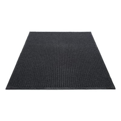 Guardian EcoGuard Indoor/Outdoor Wiper Mat, Rectangular, Charcoal Gray Carpeted Surface, 36" x 60" (EG030504)