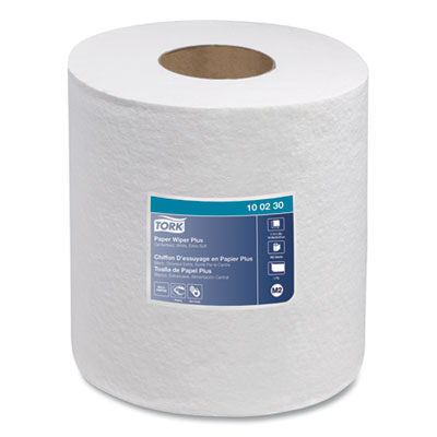 Tork Centerfeed Paper Wiper, 1-Ply, 7.7 x 11.8, White, 305/Roll, 6/Carton (100230)