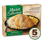 Marie Callender's Country Fried Chicken and Gravy, 13.1 oz Bowl, 5/Pack (90300169)