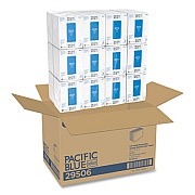 Georgia Pacific Professional Pacific Blue Select Disposable Patient Care Washcloths, 1-Ply, 10 x 13, Unscented, White, 55/Pack, 24 Packs/Carton (29506)