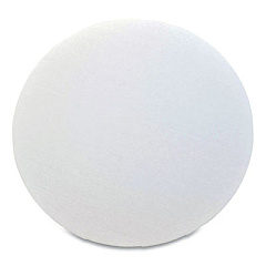 SCT Pizza Circles 16" Diameter x 0.25" h, White, Paper, 100/Carton (11529)