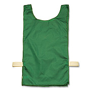 Champion Sports Heavyweight Pinnies, Nylon, One Size, Green, 12/Box (NP1GN)