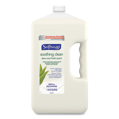 Softsoap Liquid Hand Soap Refill with Aloe, Aloe Vera Fresh Scent, 1 gal Refill Bottle (01900EA)