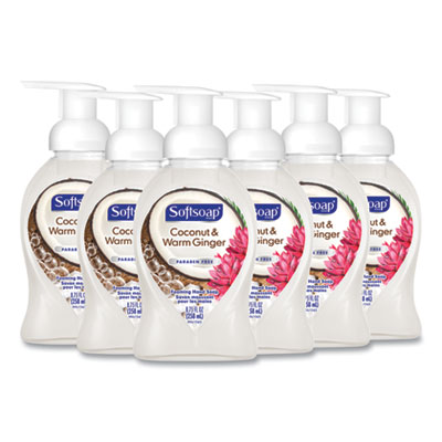 Softsoap Sensorial Foaming Hand Soap, Coconut and Warm Ginger, 8.75 oz Pump Bottle, 6/Carton (96985)