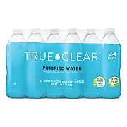 True Clear Purified Bottled Water, 16.9 oz Bottle, 24 Bottles/Carton, 84 Cartons/Pallet (TRC05L24PLT)